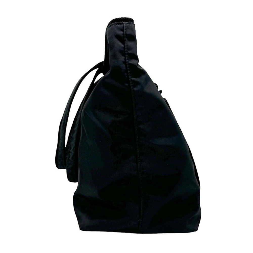 Prada black Bow Fiocco signature tote bag Tessuto Black